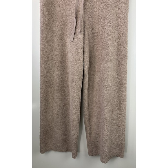 Softies Cozy Teddy Reverse Seam Crew Neck LS Top Pants Lounge Set Brown Size XL - Picture 11 of 16